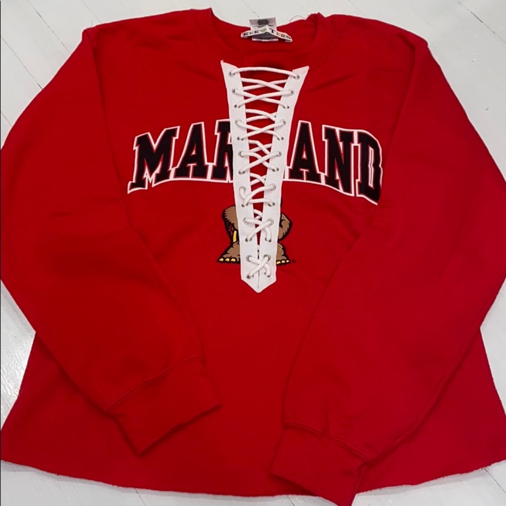 Red Maryland sweatshirt